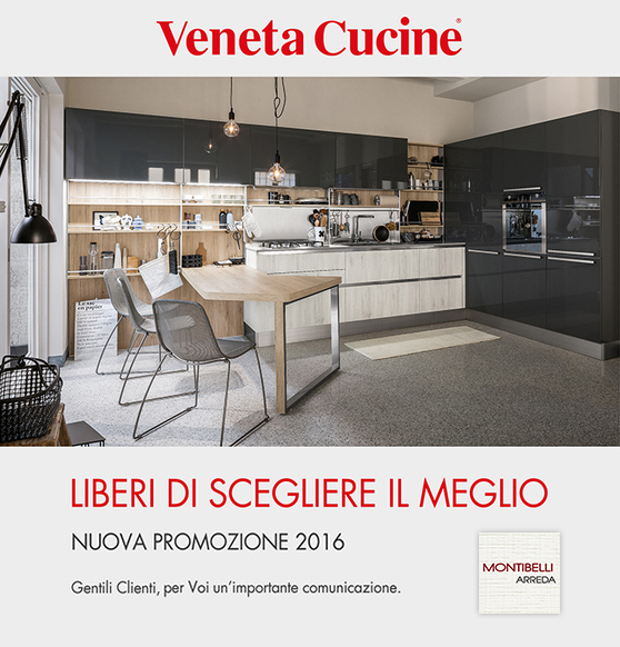 NUOVA PROMOZIONE VENETA CUCINE 2016: LIBERI DI SCEGLIERE IL MEGLIO