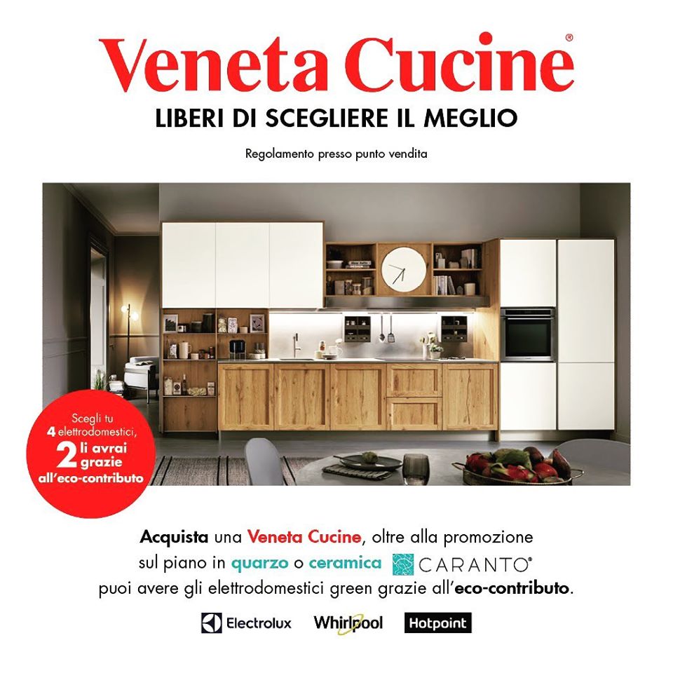 PROMOZIONE VENETA CUCINE 2019/2020: "Liberi di Scegliere il Meglio"